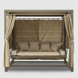 Диван подвесной Greenpatio Barcelona с подушкой песочный