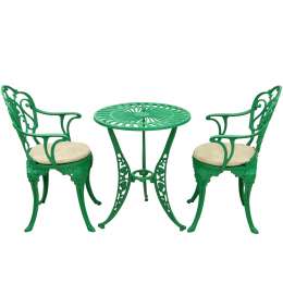 Комплект мебели Lofa 3 предмета зелено-бежевый