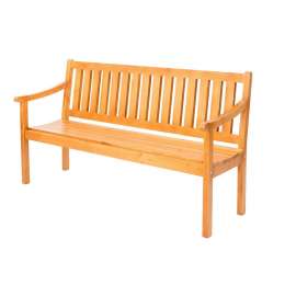 Скамья Фотон Линда 3х-местная окрашенная орех