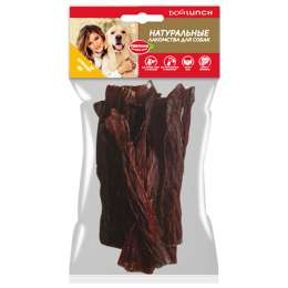 лакомство для собак DOG LUNCH соломка говяжья 50г