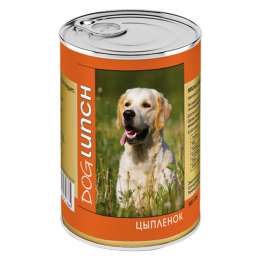 корм для собак DOG LUNCH цыпленок 410г