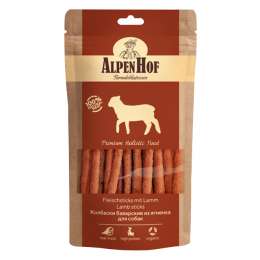 лакомство для собак AlpenHof колбаски баварские из ягненка 50г