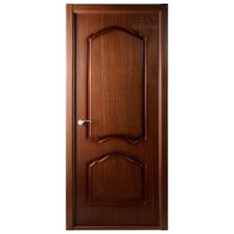 полотно дверное Каролина L ПГ 2х0,7м шпон орех