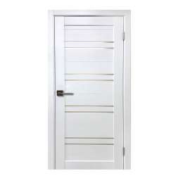 полотно дверное ДВЕРИ ГУД Х1 ПО 700мм Белый бланко мелинга ПВХ стекло сатинат