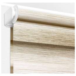 штора рулонная УЮТ Рафаэлло день/ночь 70х160см темно-бежевая, арт.62.РШТО.7843.070х160