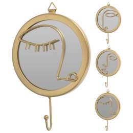 зеркало в раме KOOPMAN 105х20х160мм металл золото