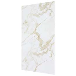 панель стеновая Стильный дом 2440х1220х3мм Мрамор каррара бежевый влагостойкая мдф