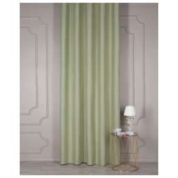 штора портьерная на шт.ленте SANPA Джеси рогожка-блэкаут 200х270см св.зеленая, арт.TR019129