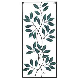 декор настенный из металла Аника 405х10х900мм зеленый