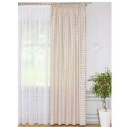 штора портьерная на шт.ленте PIKAMO бархат 200x280см коричневая, арт.СM0412W537628V1