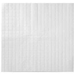 панель декоративная самоклеящаяся Мозаика белая 700х700мм