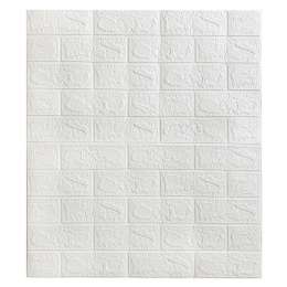 панель декоративная самоклеящаяся Кирпич белый 770х700мм