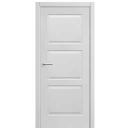 полотно дверное ПРИНЦИП Трио белое глухое 200х80см эмаль с фурн.