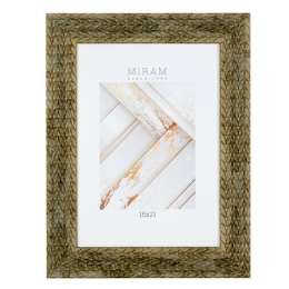 фоторамка МИРАМ 150х210мм коричневая пластик