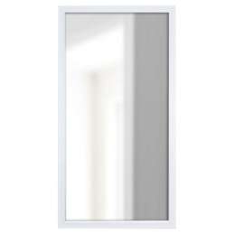 зеркало в раме 300х600мм белый пластик