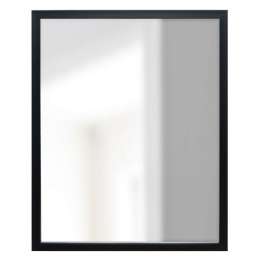 зеркало в раме 400х500мм черный пластик