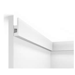 плинтус потолочный COSCA под подсветку 60х19х2000мм белый, арт.PX051