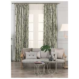 комплект штор на шт.ленте DAILY BY T Малье жаккард 200х270см 2шт зеленый, арт.1027.00328