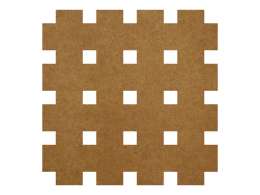 панель ХДФ Ню Форм Квадро 10-20 695х1030х3 без отделки