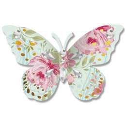 наклейка ROOMDECOR Бабочки декупаж 10х25см, арт.RKA 7603