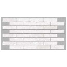 панель декоративная ПВХ кирпич Жемчужный 485х960мм
