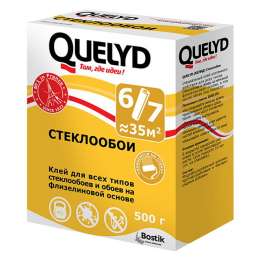 клей обойный QUELYD стеклообои 500г, арт.30080010