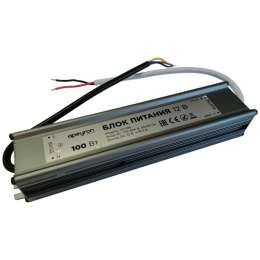 блок питания APEYRON 12В 100Вт IP67 8,33А металл