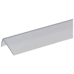 угол ПВХ прозрачный 2700х15х15мм