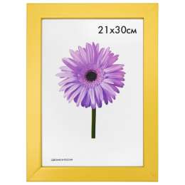 фоторамка FIONA 210х300мм желтая дерево