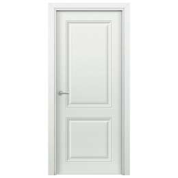полотно дверное СД Норд белое глухое 200х80см ламинация