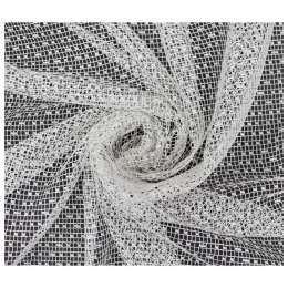 штора тюлевая на шт.ленте AMORE MIO сетка 250х260см белая, арт.92849