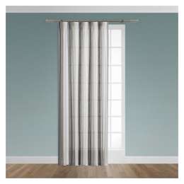 штора портьерная на шт.ленте DAILY BY T Палома имитация льна 200х270см серая, арт.50.19.74.0540