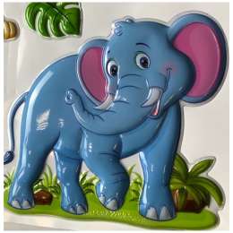 наклейка ROOMDECOR Джунгли 27,5х35см, арт.PSA 6802