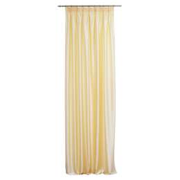 штора портьерная на шт.ленте FOR TO Giorno soleggiato атлас 200х280см кремовая, арт.17