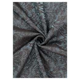 штора портьерная на шт.ленте LEGRAND Флоренция жаккард 175х280см бирюзовая, арт.58120571