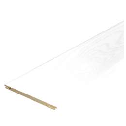 планка доборная VELLDORIS Ясень белый структурный телескопическая 200мм SoftTouch ПВХ