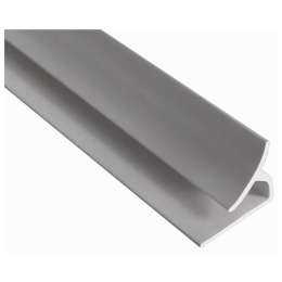 угол внутренний для панелей 3мм серый 2,5м ПВХ