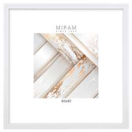 фоторамка МИРАМ 400х400мм белая пластик