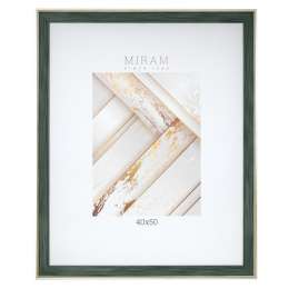 фоторамка МИРАМ 400х500мм зеленая пластик