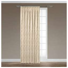 штора портьерная на шт.ленте DAILY BY T Россини жаккард 200х270см бежевая, арт.1027.00341