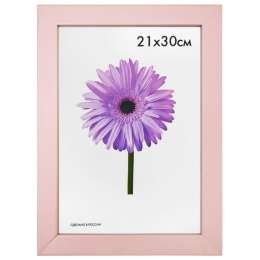 фоторамка FIONA 210х300мм розовая дерево