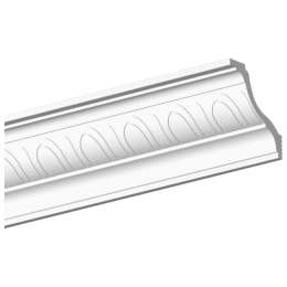 плинтус потолочный ПЛИНТЭКС 60х60х2000мм белый, арт.W60/60И