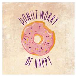 постер ПОНЧИК канвас 400х400мм