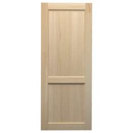 полотно дверное ДВ-2Ф8 глухое 200х80см массив сосны экстра без покрытия с выборкой под защёлку