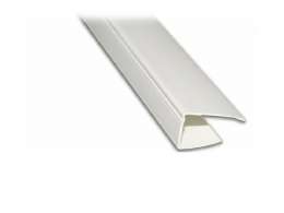 профиль для панелей ПВХ, финишный, 3 м, белый