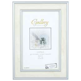 фоторамка GALLERY 100х150мм бежевая с золотой патиной пластик