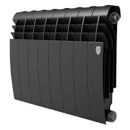 Биметаллический радиатор Royal Thermo BiLiner 350 /Noir Sable 10 с. черный