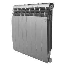Биметаллический радиатор Royal Thermo BiLiner 500 Silver Satin 8 с. серебристый