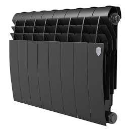 Биметаллический радиатор Royal Thermo BiLiner 350 /Noir Sable 8 с. черный