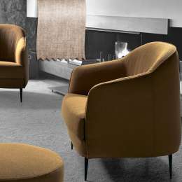 Кресло ROS SRL Ischia ткань Incanto 130 77х85х84 см